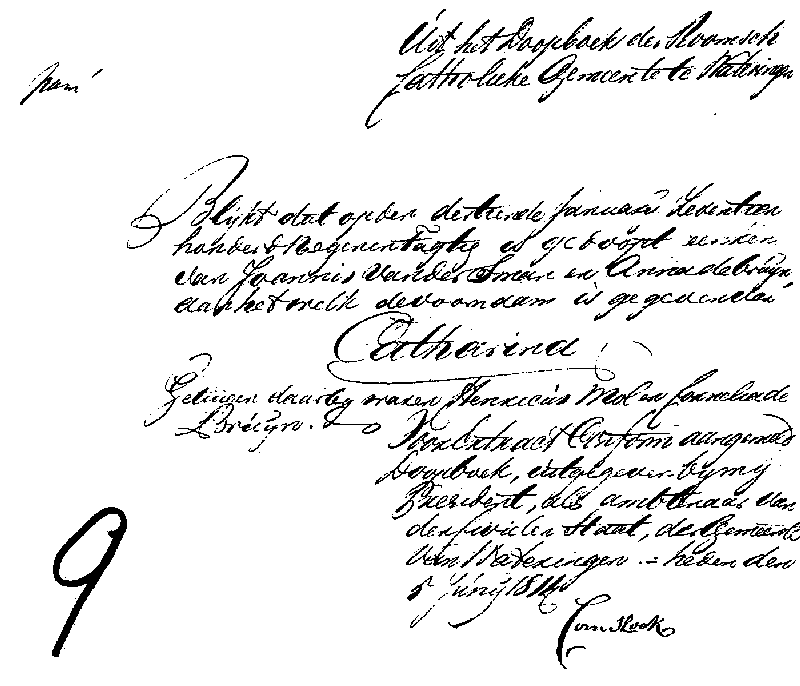 18140605 ext 9 dpreg Catharina dv J vd Sman - A d Bruin